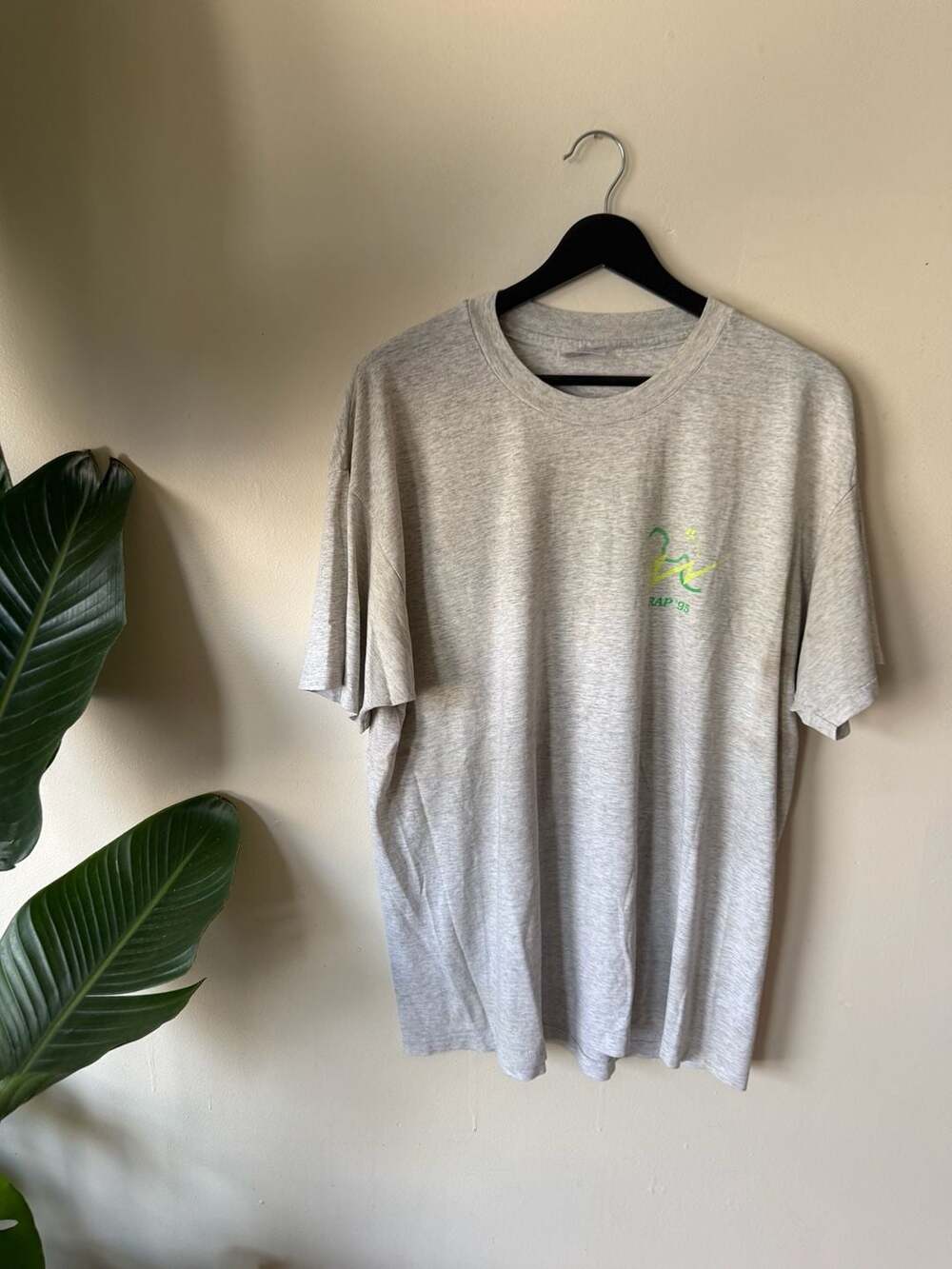 Vintage 1995 RAP R.A.P. Resources and Career Camp Graphic T-Shirt Gray XL Hanes